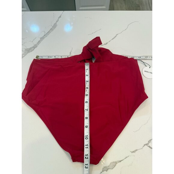 NWT Andrea Iyamah Red Maven Bikini Bottom Waist‎ Tie XXL Swimwear - Picture 3 of 7